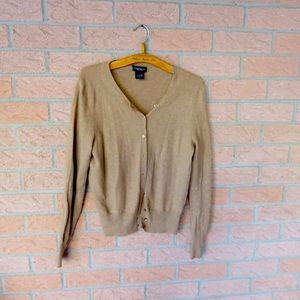 Lord and Taylor 100% Cashmere Cardigan